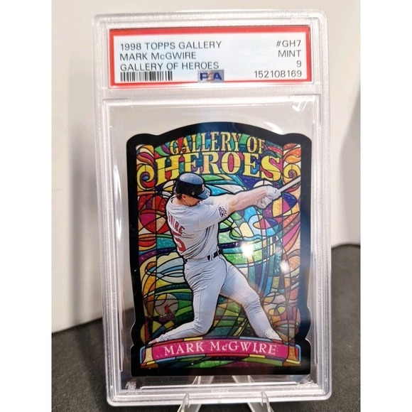 Topps Other - 1998 Topps Gallery Mark McGwire Gallery of Heroes #GH7 PSA 9 Mint low pop RARE